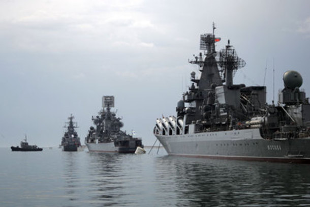 Rússia realiza manobras na costa russa do mar Negro