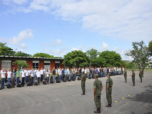 CIAMPA inicia o Curso de Formação de Soldados Fuzileiros Navais turma I/2013