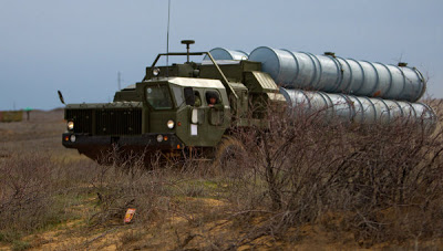 S-300 on truck