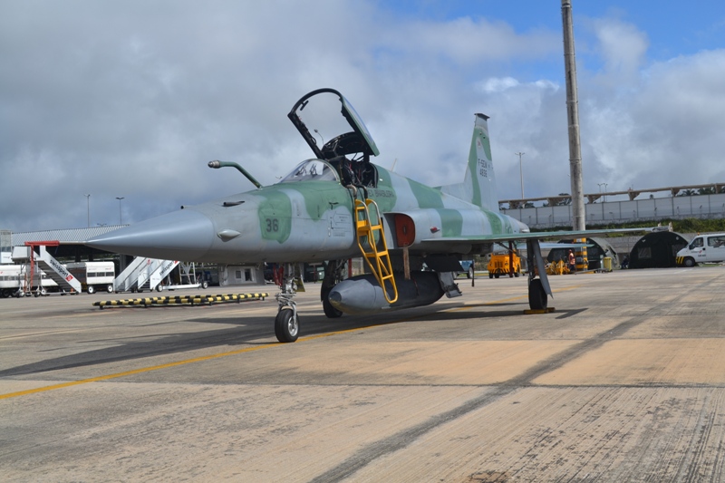 Esquadrão Pacau realiza operação continuada com as aeronaves F-5EM