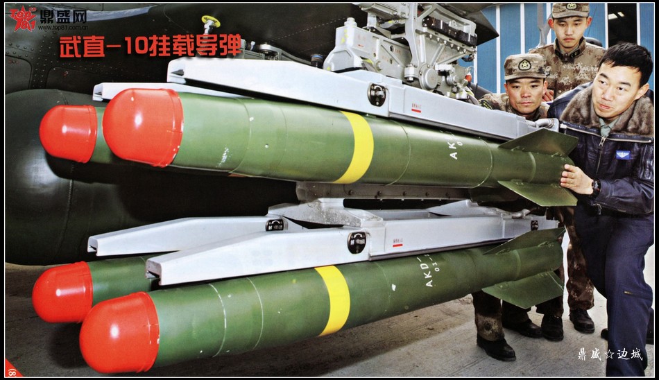 Recentemente uma nova arma foi-lhe desenvolvida o HJ-10 um míssil anti-tanque declarado como equiparável aos Norte Americanos AGM-114 Hellfire