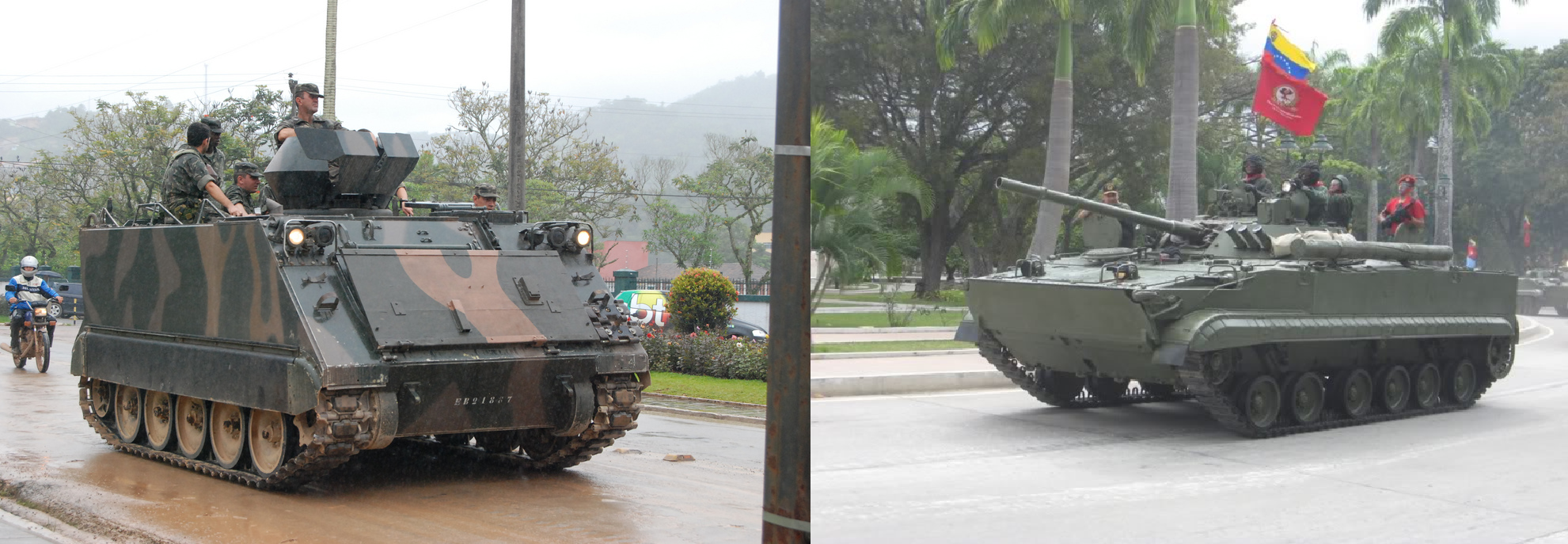 Comparações Brasil / Venezuela, Uma Revisão dos Últimos Cinco Anos: M-113 vs BMP-3