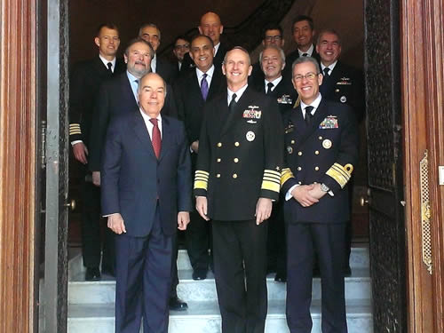 Visita do Comandante da Marinha dos Estados Unidos da América à Embaixada do Brasil em Washington