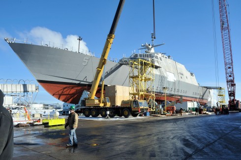 USS Milwaukee (LCS5) recebe novos Waterjets