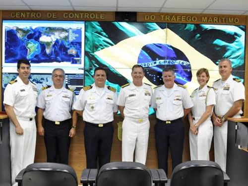Visita do Comandante da 4ª Esquadra da Marinha dos Estados Unidos da América ao COMCONTRAM