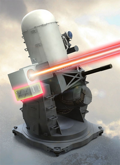 US Navy testa poderosa arma a laser móvel contra drones
