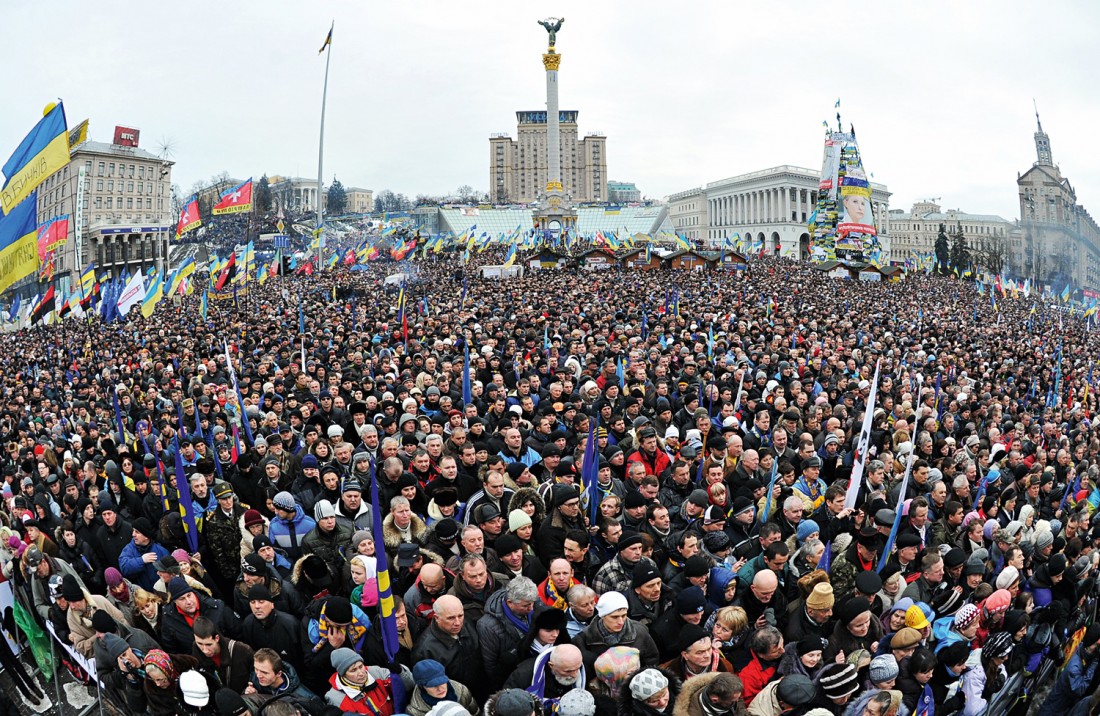 Maidan nos protestos do início de 2014