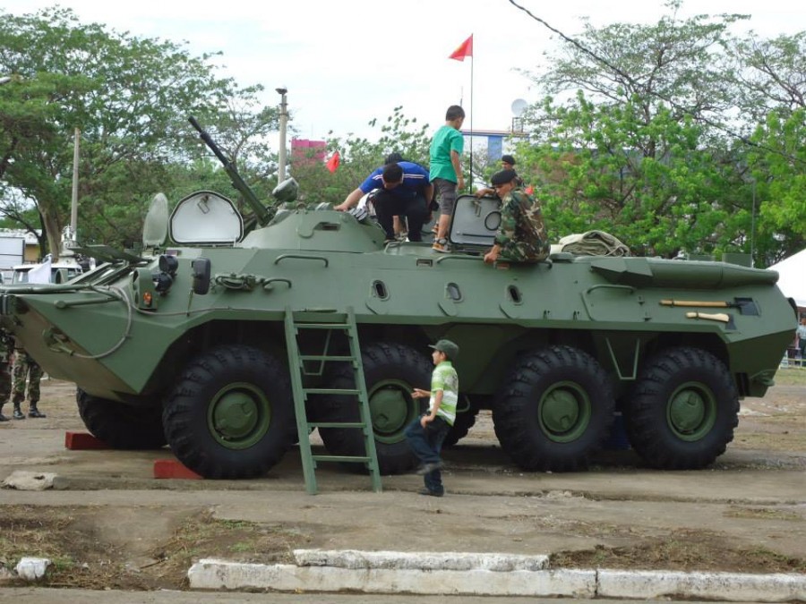 BTR-70M na Nicarágua