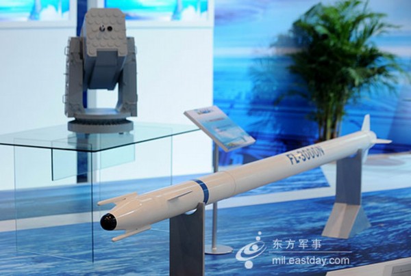 China apresenta avançado sistema naval de defesa antimísseis
