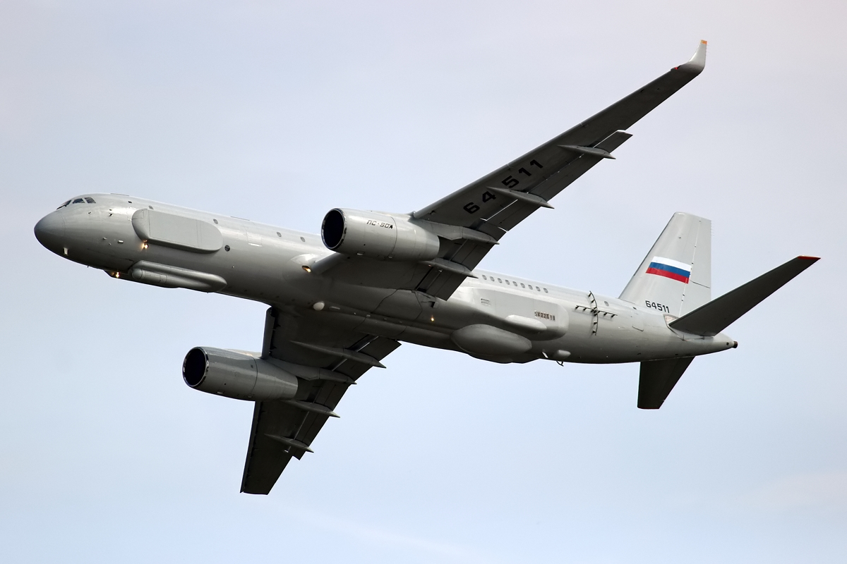 Unidade de inteligência da Força Aérea Russa (GRU) recebe segunda aeronave  TU-214R