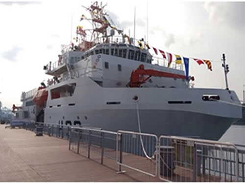 Cerimônia de incorporação do Navio de Pesquisa Hidroceanográfico “Vital de Oliveira” à Marinha do Brasil