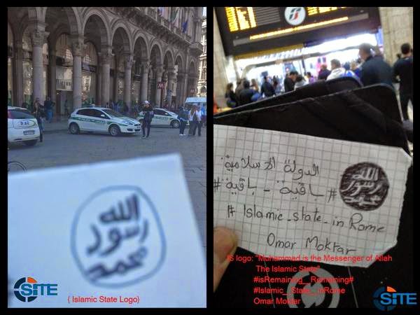 ISIS supporters claim they are in Rome 'waiting for zero hour' via Twitter pics 2