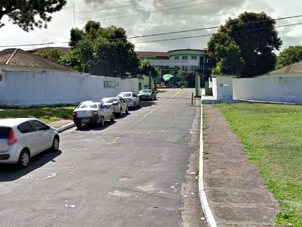 Hospital militar onde tenente está internado em Manaus (Foto: Reprodução / Google Street View)