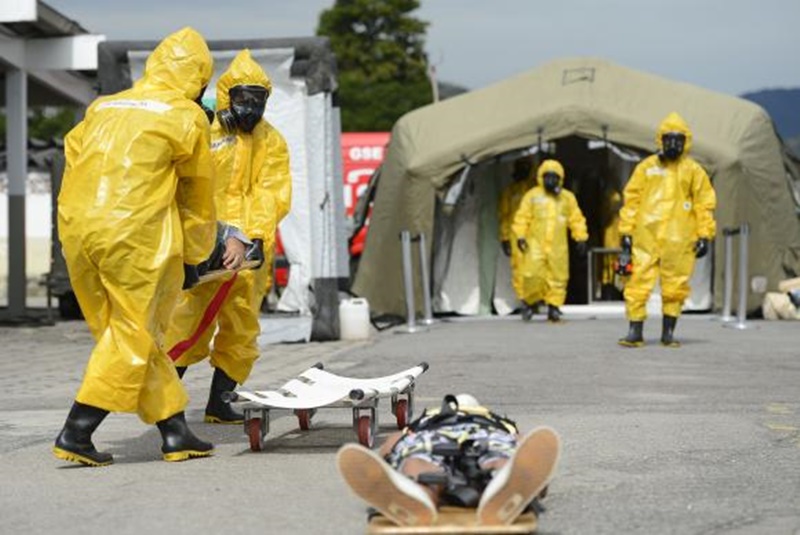 Defesa faz simulado para controle de incidentes químicos durante Jogos Olímpicos