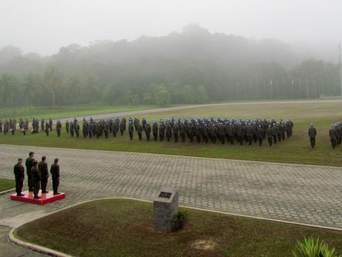 Cerimônia de ocorreu no Pátio Brigada Real da Marinha