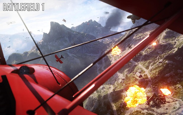 Avião do Barão Vermelho estará no game de tiro 'Battlefield 1' (Foto: Divulgação/EA)
