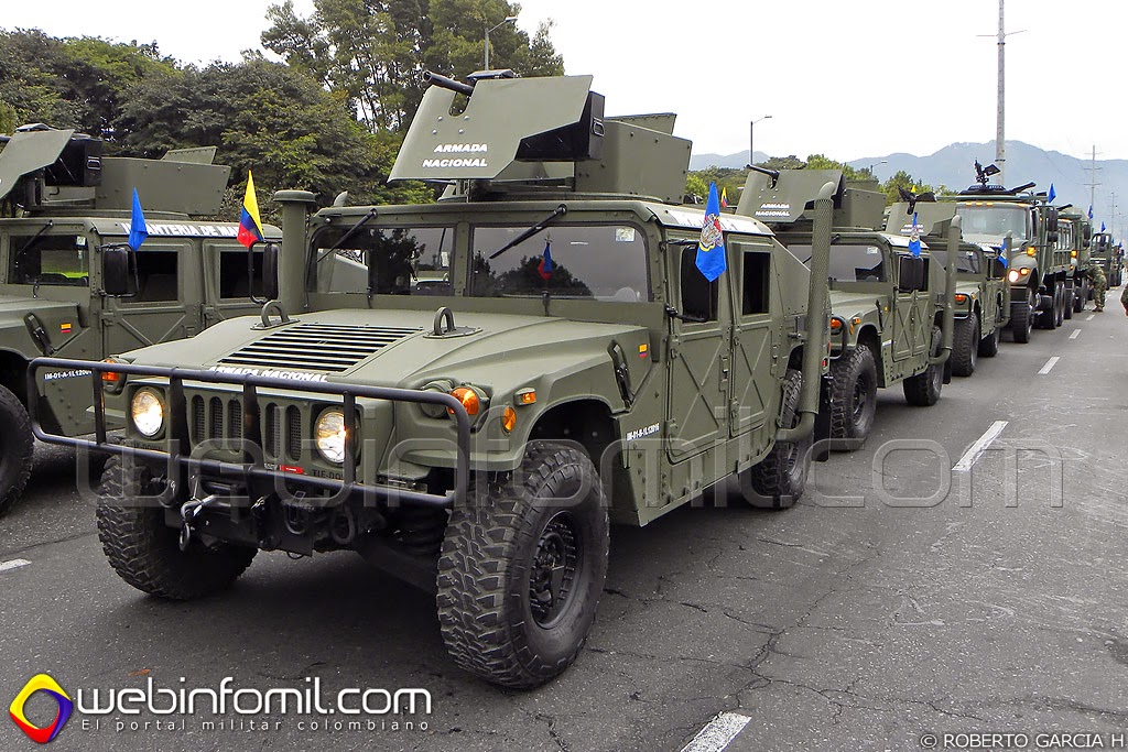 humvee infantería de marina colombia