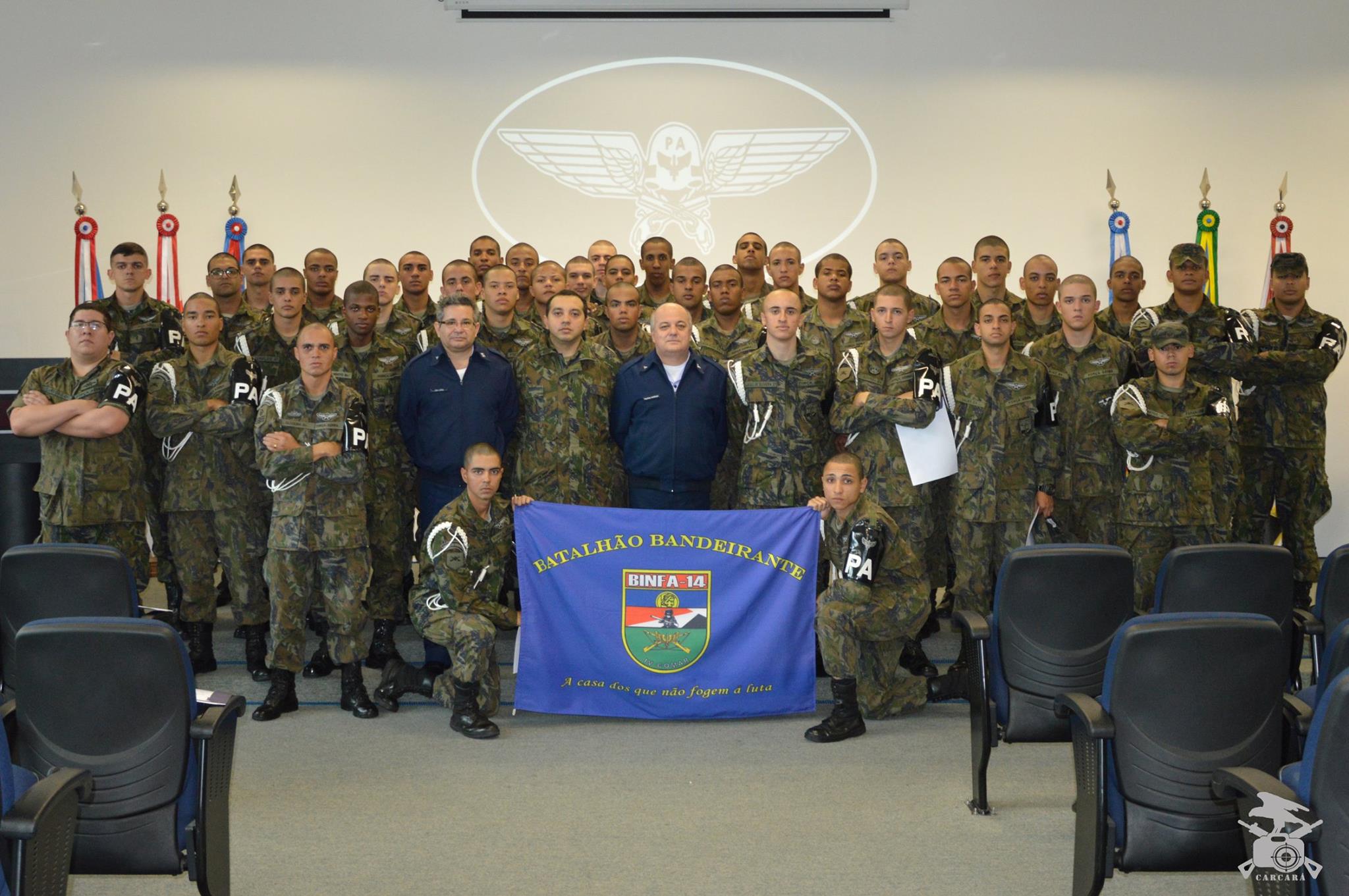 FAB PÉ DE POEIRA: Batalhão Bandeirante (BINFA-14) concluiu Estágio de Polícia da Aeronáutica