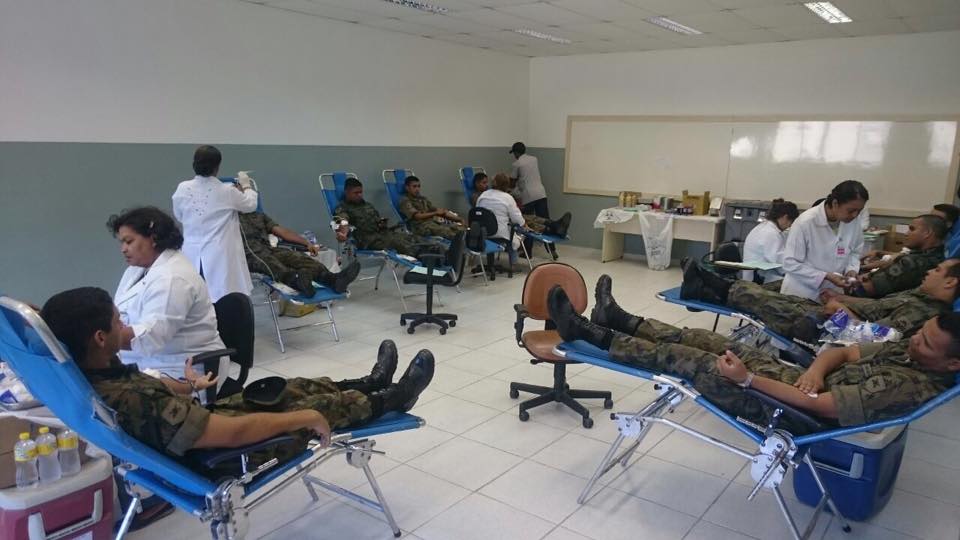 FAB PÉ DE POEIRA:  Batalhão de Infantaria da Aeronáutica Especial de Recife (BINFAE-RF) realiza campanha de doação de sangue
