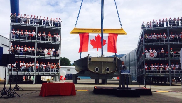 Canadá busca meta de custos para construção naval