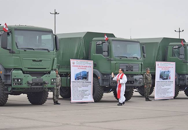 Rheinmetall MAN  entrega primeiro lote de veículos para o Peru.
