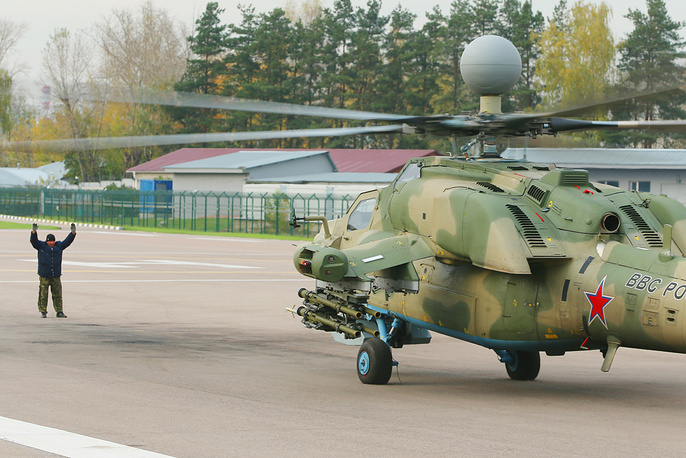 Upgraded Mil Mi-28N attack helicopter performs first flight in Moscow Region