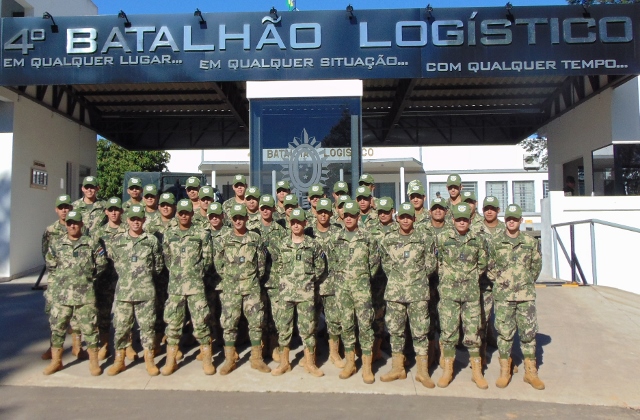 4º Batalhão Logístico do Exercito  Recebe Visita da Escola de Mecânicos e Condutores de Automóveis da Diretoria de Transporte do Exército do Paraguai