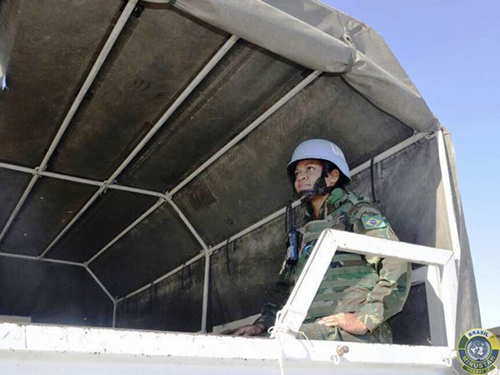 ADSUMUS : GptOpFuzNav tem a primeira mulher combatente a integrar uma tropa da ONU