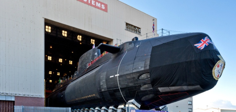 BAE Systems lança Audacious: o quarto submarino classe Astute de última geração