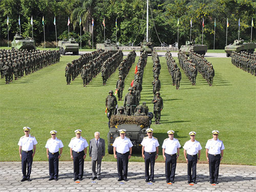 ADSUMUS: Corpo de Fuzileiros Navais recebe Comandante da Marinha no Complexo Naval da Ilha do Governador