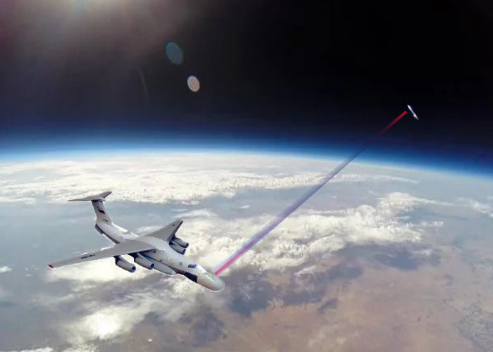 Rússia desenvolve  laser montado em aeronaves anti-satélite