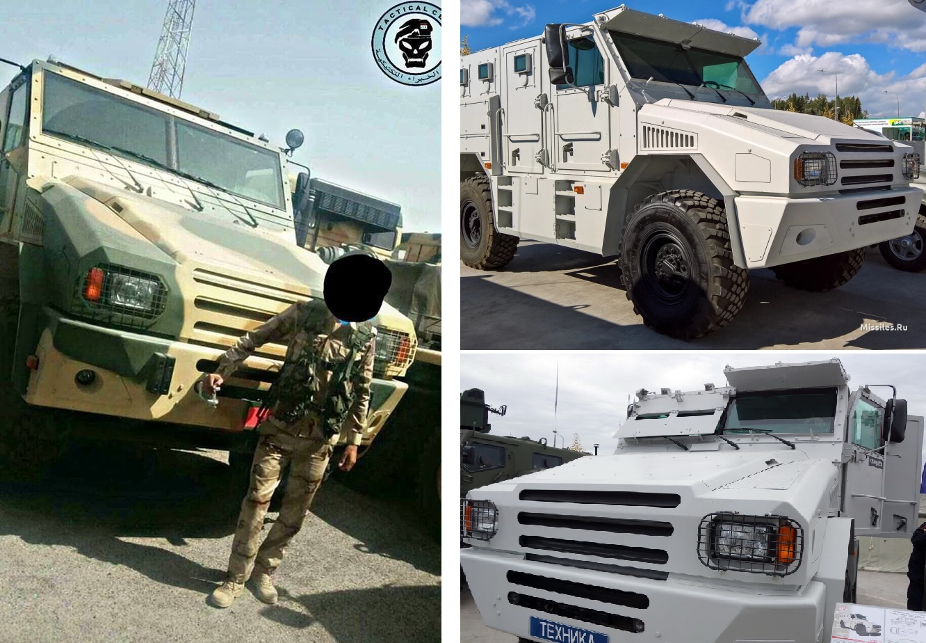 Iraque recebe veículos blindados  Gorets-M 4×4