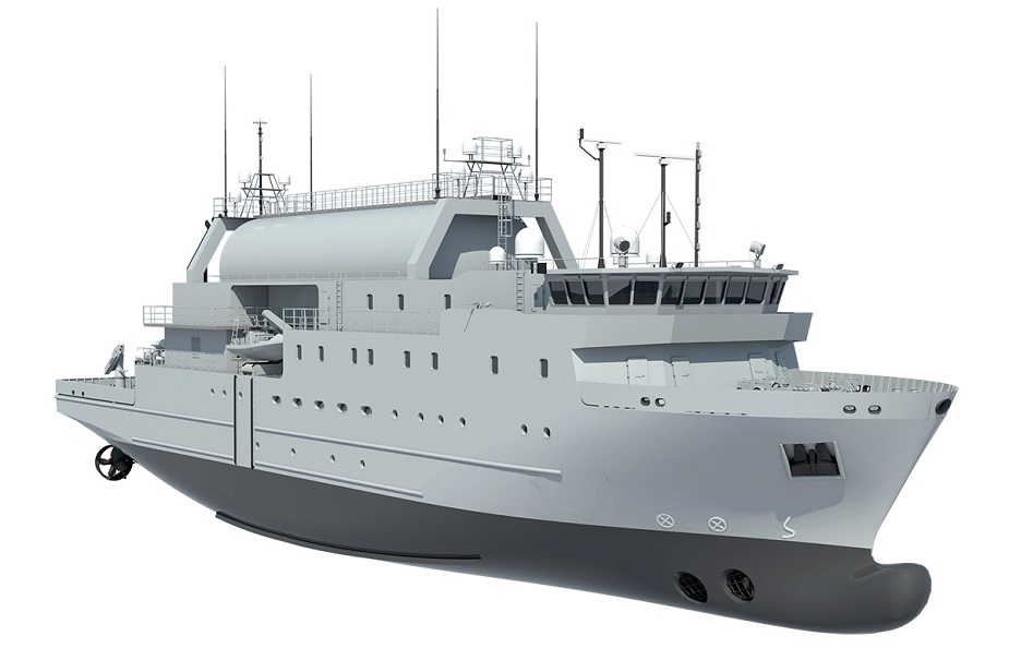 Saab anuncia o primeiro corte de aço do futuro navio SIGINT da Marinha sueca