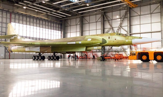 Rússia renovará a frota de bombardeiros estratégicos Tu-160 até 2030