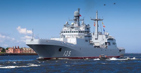 BDK “Ivan Gren”  passa nos testes de mar e segue para incorporação na Marinha Russa