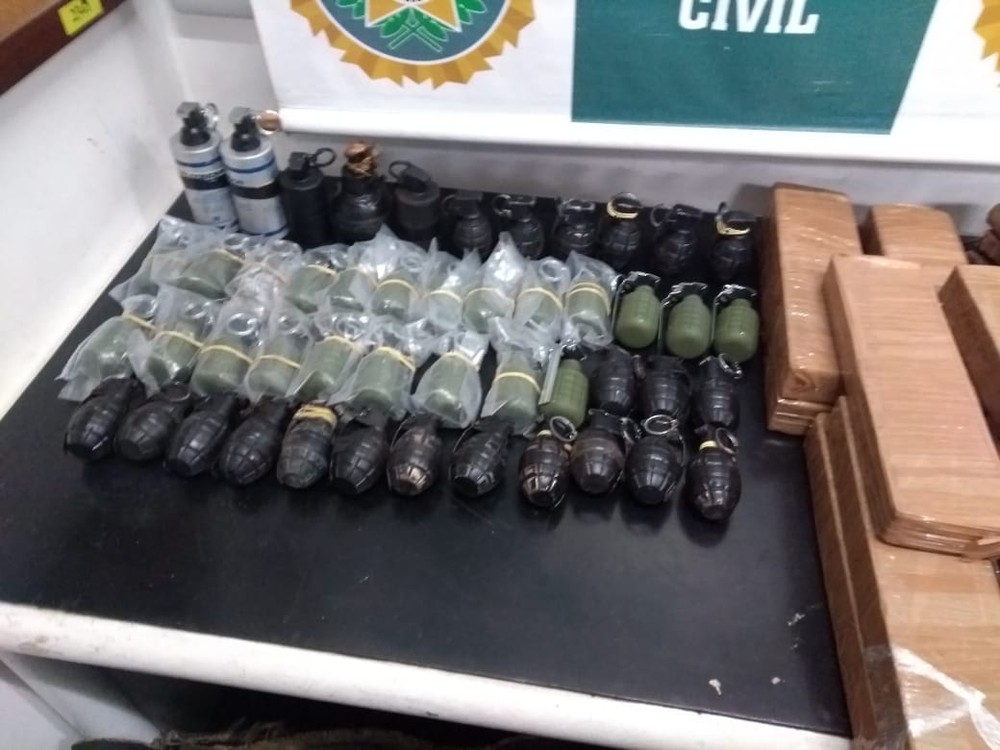 Segurança Pública: Polícia Civil do Rio de Janeiro apreende 48 granadas