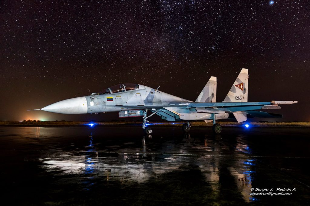 Os Sukhoi Su-30MK2 completam 12 anos em serviço na Venezuela.