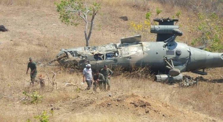 Helicóptero Mil Mi-35M2 “Caribe” cai durante exercícios militares na Venezuela